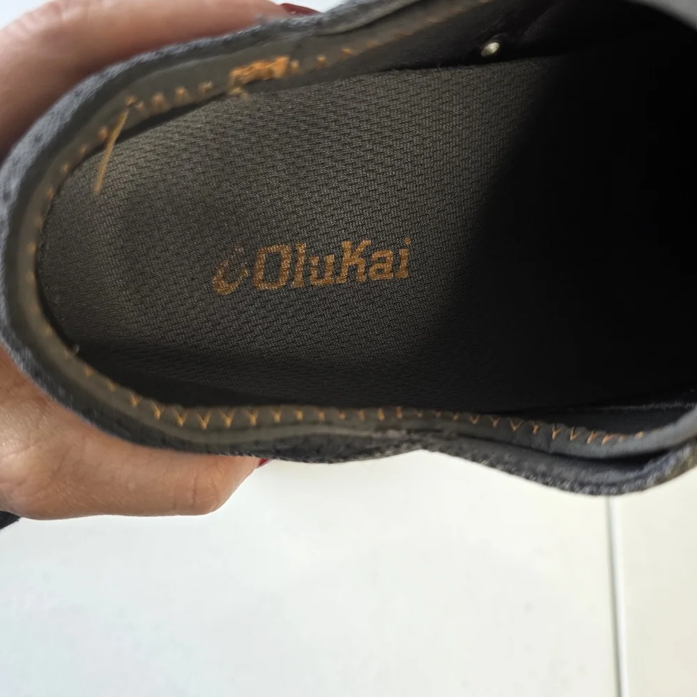 Olukai Nohea Moku Men’s No‎ Tie Boat Shoes 9.5